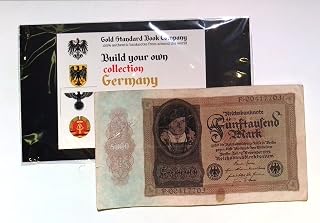 1922 Germany Weimar Republic Authentic 5000 Mark Banknote