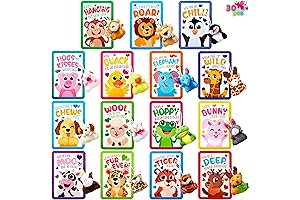 JOYIN Valentine's Plush for Kids with Greeting Cards