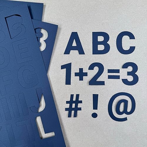 Vista 2 de FreshCut Crafts 636 Pcs 1.5 in. Black Bulletin Board Letters & Numbers, Capital Alphabet Letters, Numbers, Punctuation, US Made Card Stock Punch Out