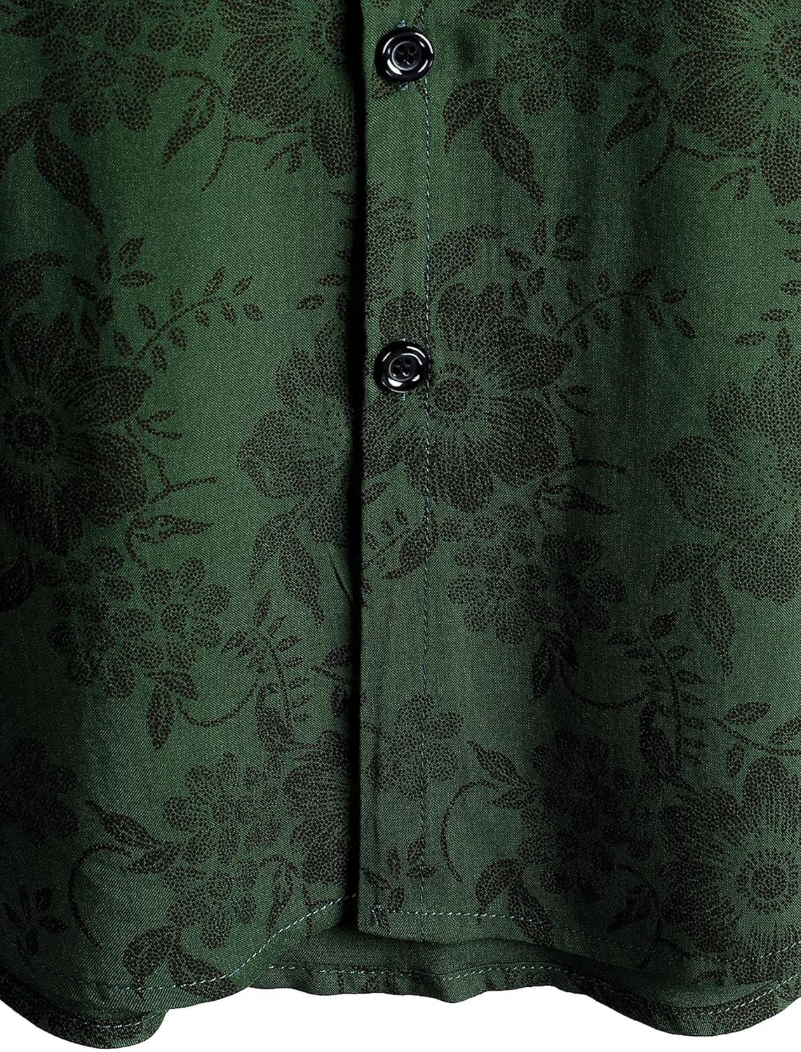 Mens Hawaiian Shirt Short Sleeve Button Down Tropical Shirts Casual Floral Summer Beach Shirt - Image 5