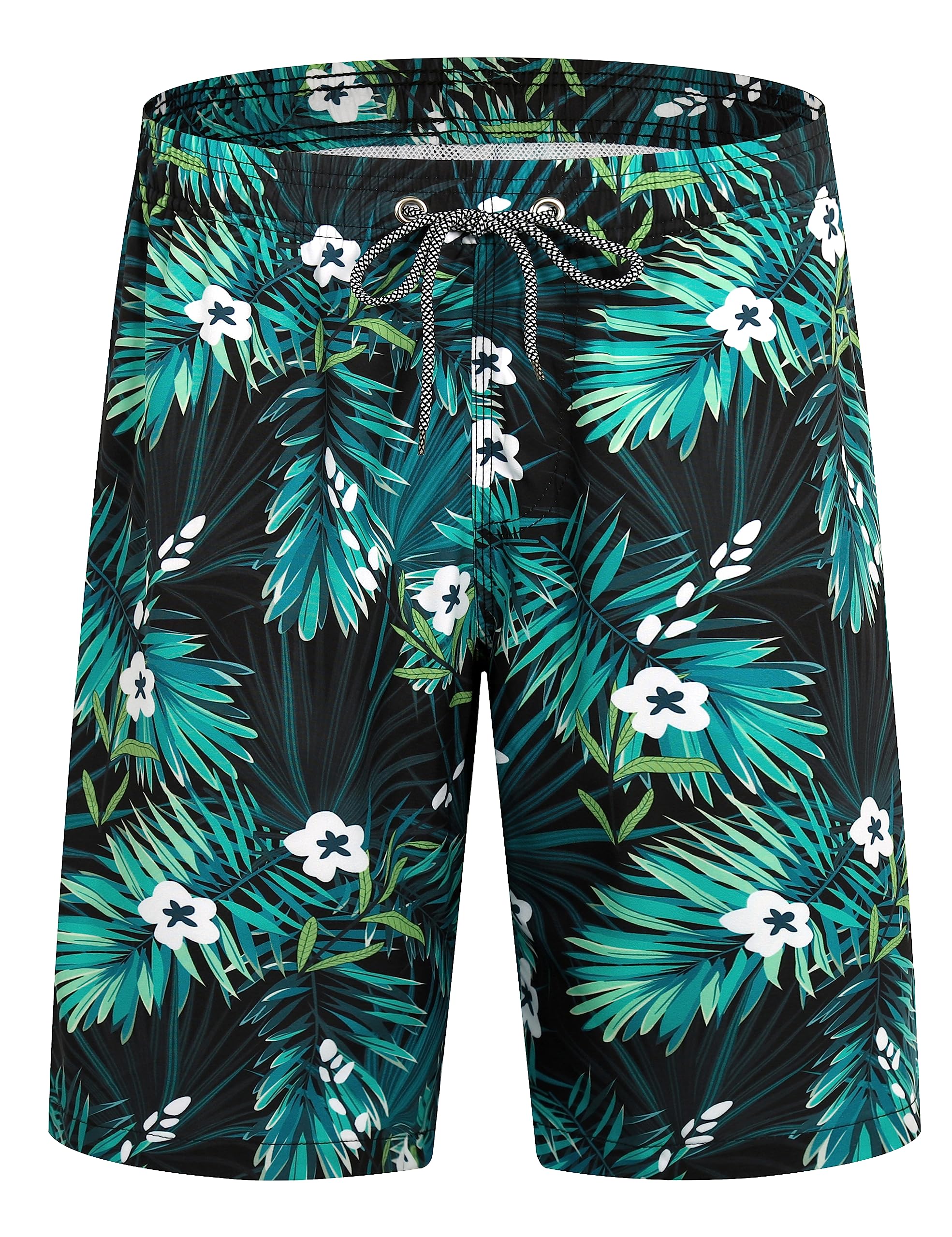APTRO Costumi Pantaloncini da Bagno Uomo Mare Surf Piscina Stampa Hawaiana Estiva Grande Asciugatura Rapida con Fodera in Rete