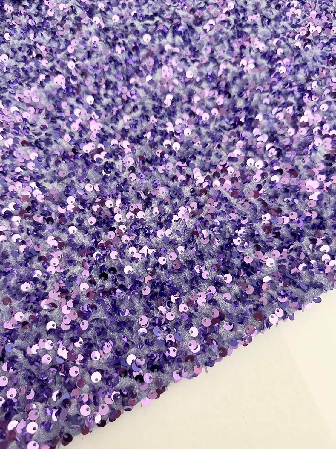 Sequin Velvet Fabric Soft Stretchy Cloth with Glittering Sequins Perfect for Dressmaking Costumes Upholstery and Christmas Decor 1 Yard of Spandex Fabric for Sewing and Crafts (Bright Gold)