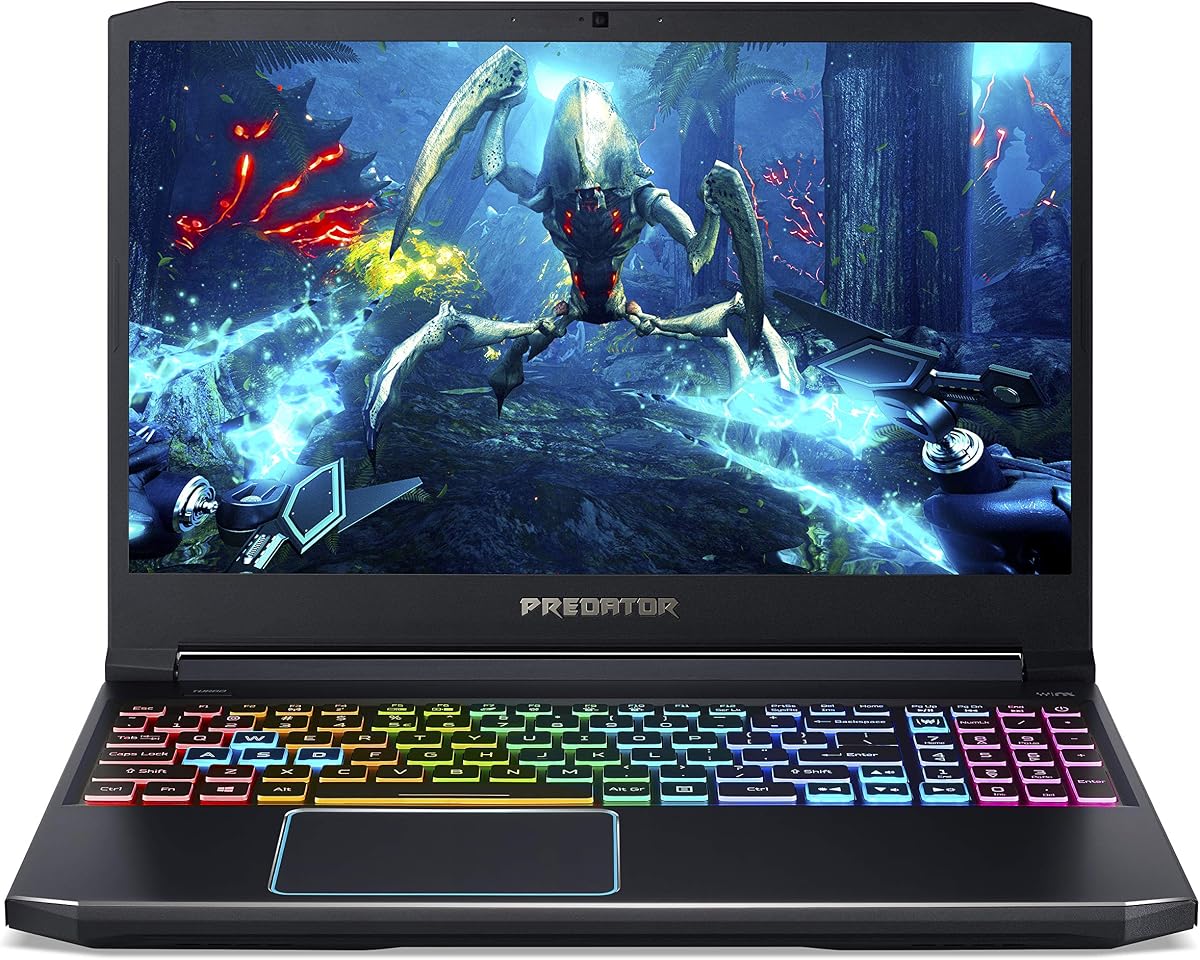 acer Predator Helios 300 Gaming Laptop PC, 15.6" Full HD 144Hz 3ms IPS Display, Intel i7-9750H, GeForce RTX 2060 with 6GB, 16GB DDR4, 512GB PCIe NVMe SSD, RGB Keyboard, PH315-52-72EV