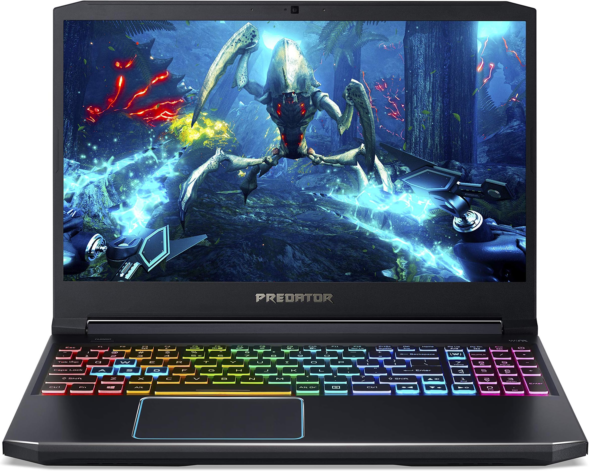Acer Predator Helios 300 Gaming Laptop PC, 15.6" Full HD 144Hz 3ms IPS Display, Intel i7-9750H, GeForce GTX 1660 Ti 6GB, 16GB DDR4, 512GB NVMe SSD, RGB Keyboard, PH315-52-72RG