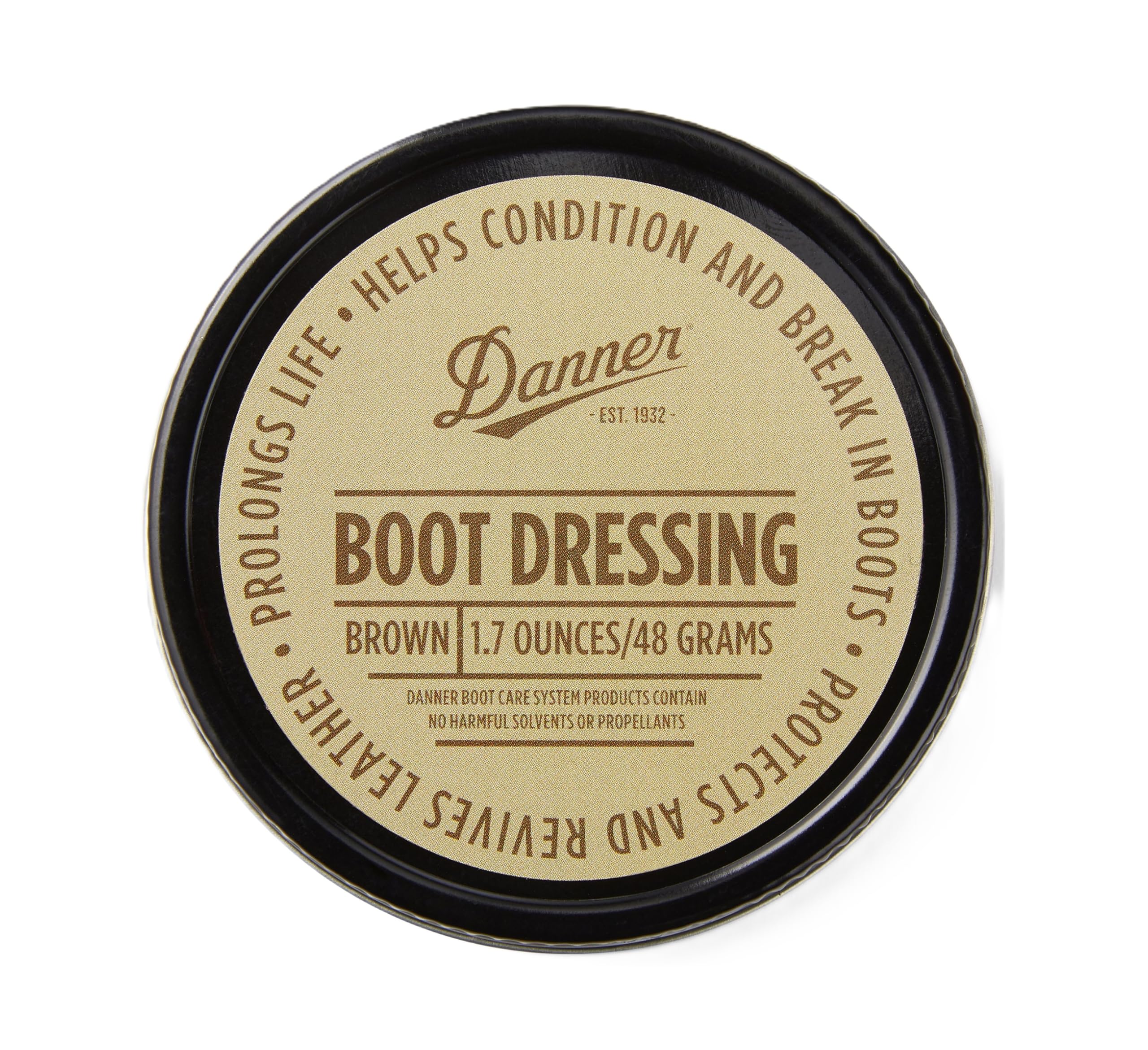 Boot Dressing Leather Conditioner 4 and 1.7 oz – Restores & Conditions Full-Grain Leather…