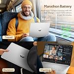 HP Stream 14" HD Ordinateur portable avec AI Copilote pour les étudiants & Affaires, 13th Gen Intel. 4-Core, 4GB RAM, 1.12TB Stockage (128GB UFS + 1TB station d'accueil), 1-Year Bureau 365, Wi-Fi 6, Windows 11, argent