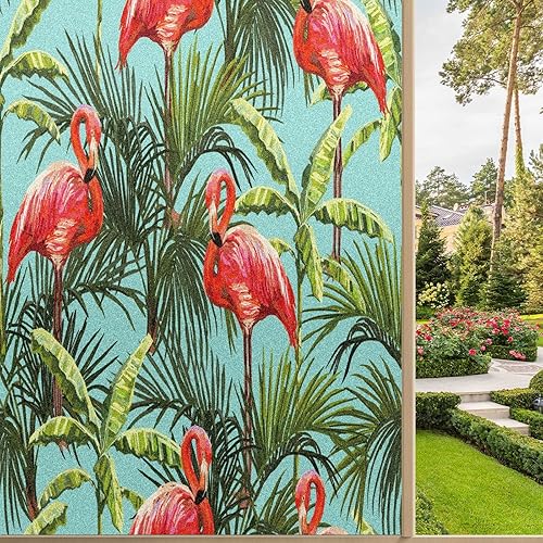 Película de privacidad para ventana, tratamiento estático translúcido para seguridad en el hogar y efecto decorativo de vidrio esmerilado, sin