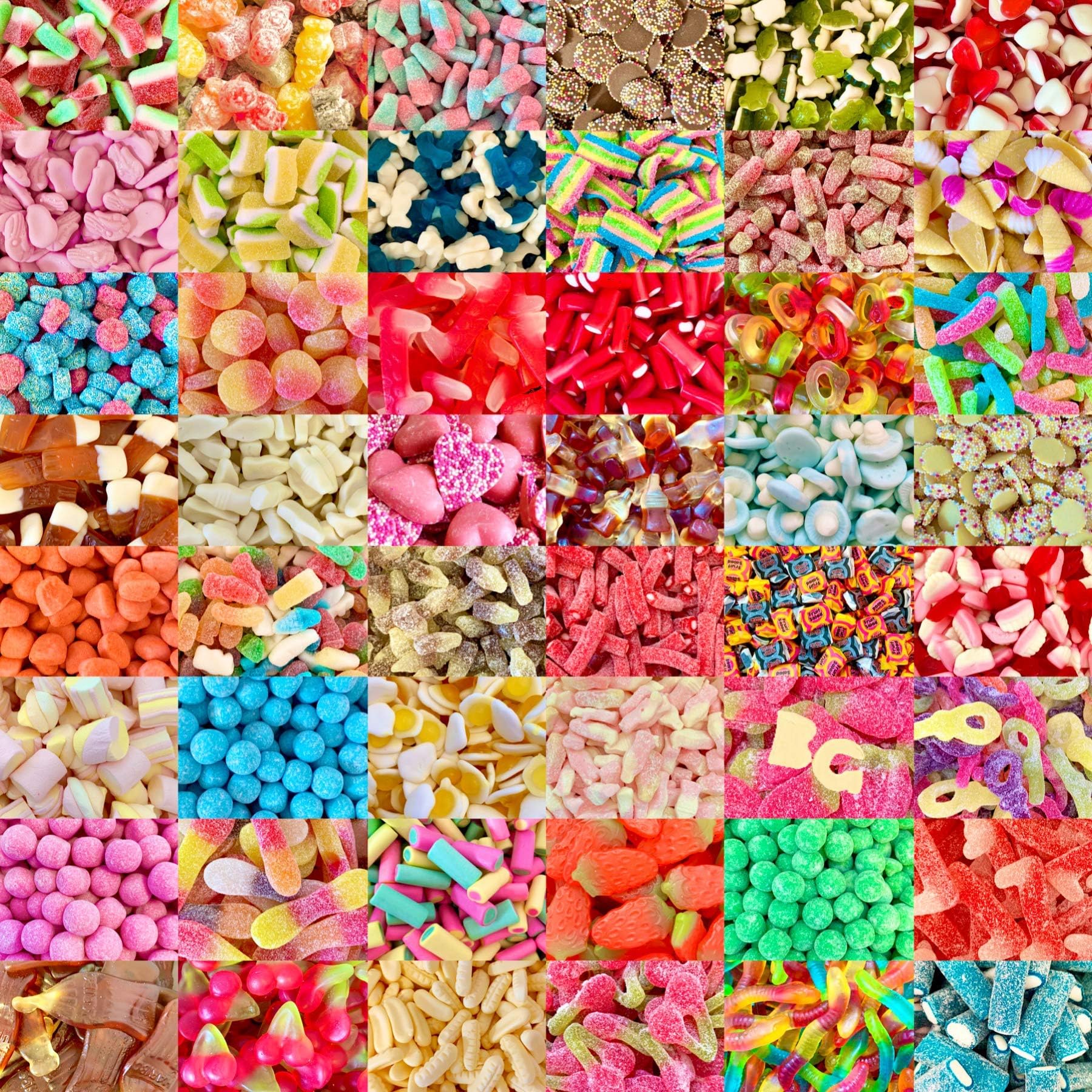 BG Custom Quality Pick & Mix Sweets - Large Retro Candy Create Your Own 800g Pouch Jelly Gummy Chewy Fizzy Sour Sweeties