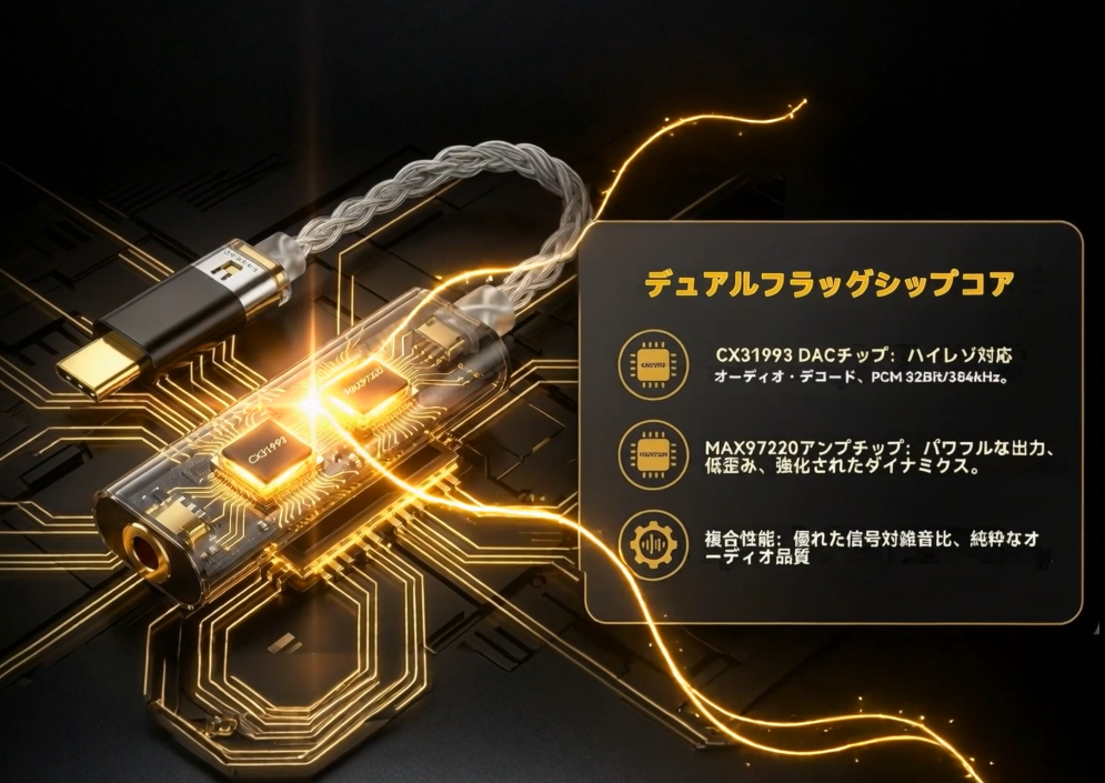 Amazon.co.jp: Type-C USB DAC 3.5mmイヤホン変換アダプター CX31993+