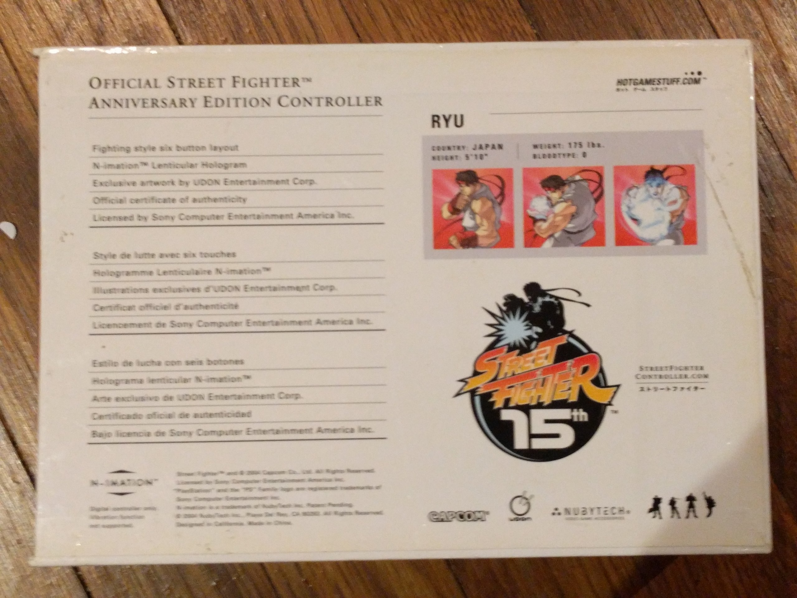 【中古】「非常に良い」PS2 ストリートファイター アニバーサリーエディション コントローラー ファイティングパッド リュウ Street Fighter 15th Controller Ryu 並行 Amazon | PS2 ストリートファイター アニバーサリーエディション