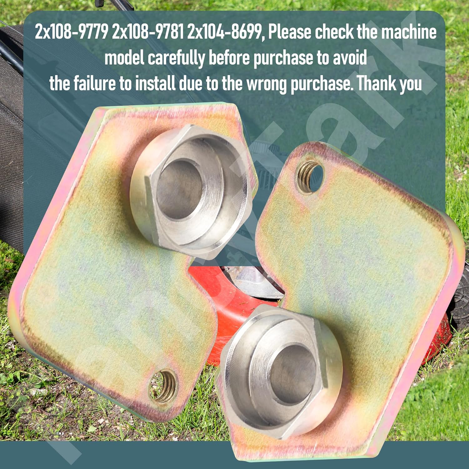 2 Set 108-9779 108-9781 104-8699 Wheel Bushing Bearing Retainer Compatible with Toro 10642 10642C 20073A 20076A 20113 20314 20316 20332 29641 29642 29643 29645 Model & More