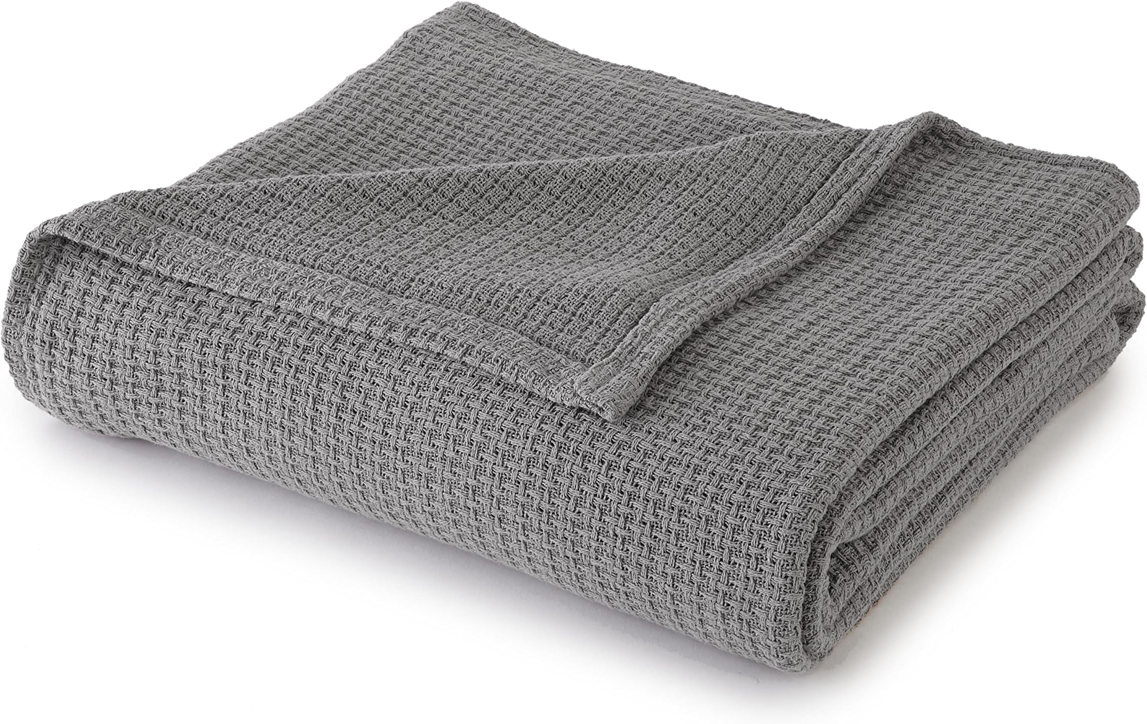 Sun Yin USA Inc. 100 Cotton Soft Cozy King Blanket, Grey