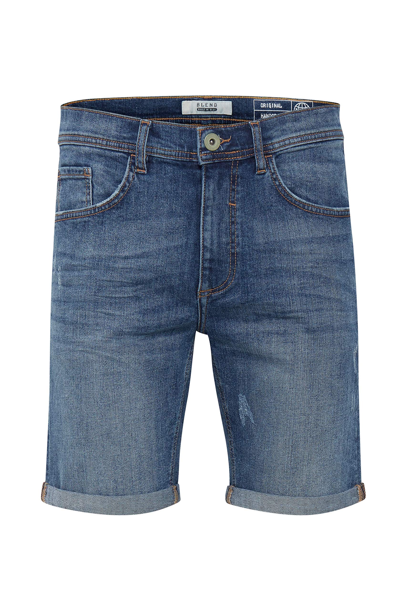 Blend BHLuke Herren Jeans Shorts Kurze Denim Hose Regular Fit