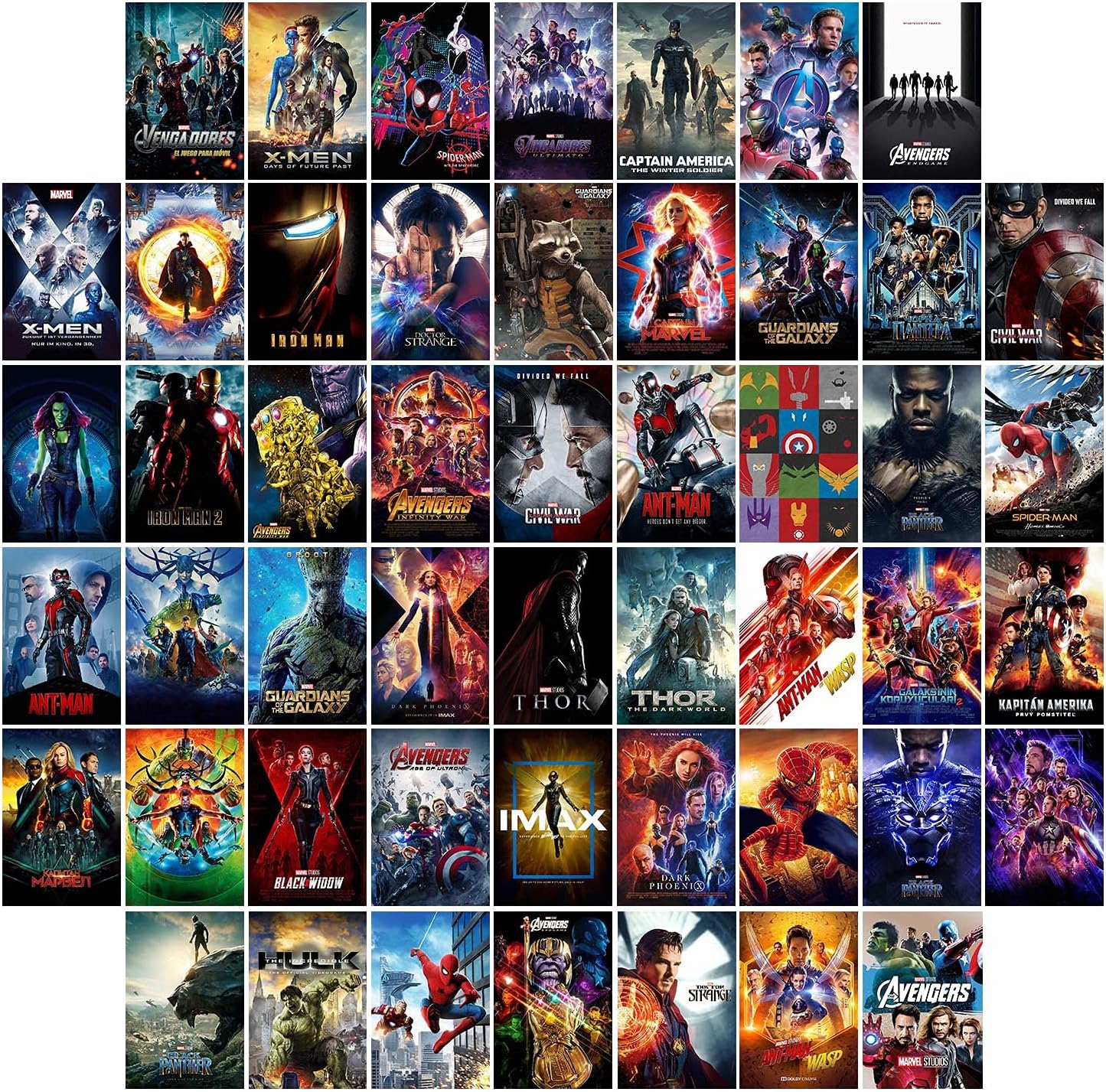 Movie Wall Collage Kit Pictures Movie Aesthetic Photo Collection Collage Wall Art Poster Decor for Boys Girls