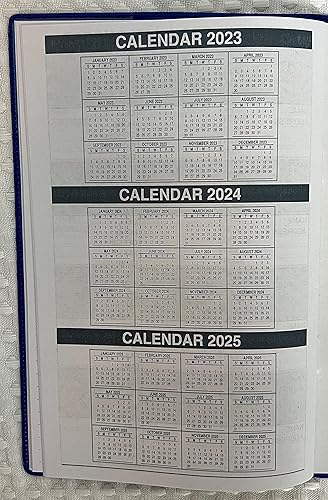 Miniatura 8 de Calendario mensual de negocios 2023 de 5 x 8 pulgadas, organizador de citas, planificador de citas (gris plateado)