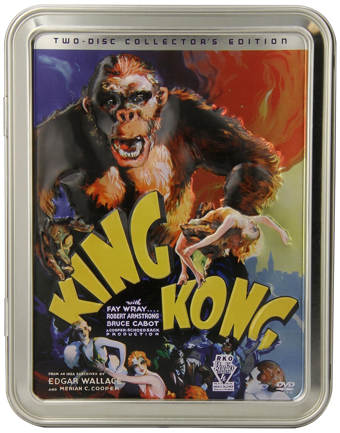 King Kong Collection (DVD) (w/sTin) (3-Pack) (Best Buy)