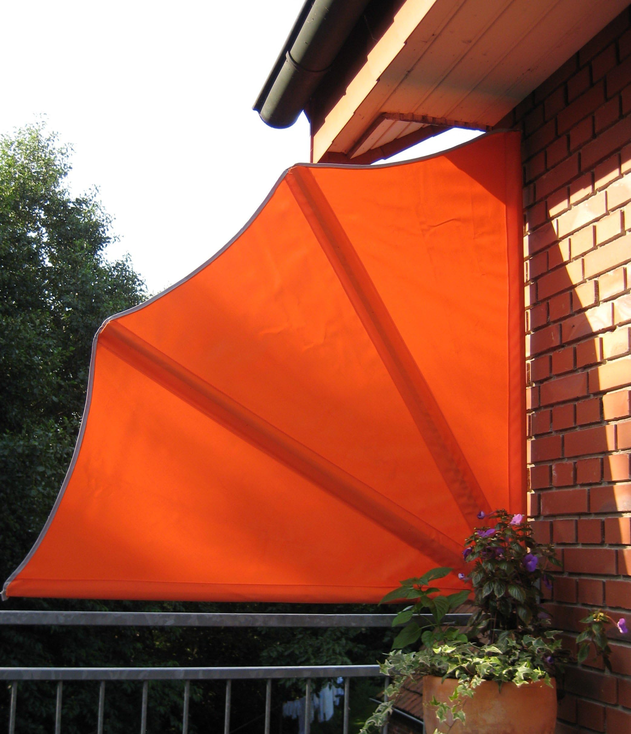 LECO 25103105 Balcony Fan Side Length 1.40 m Orange