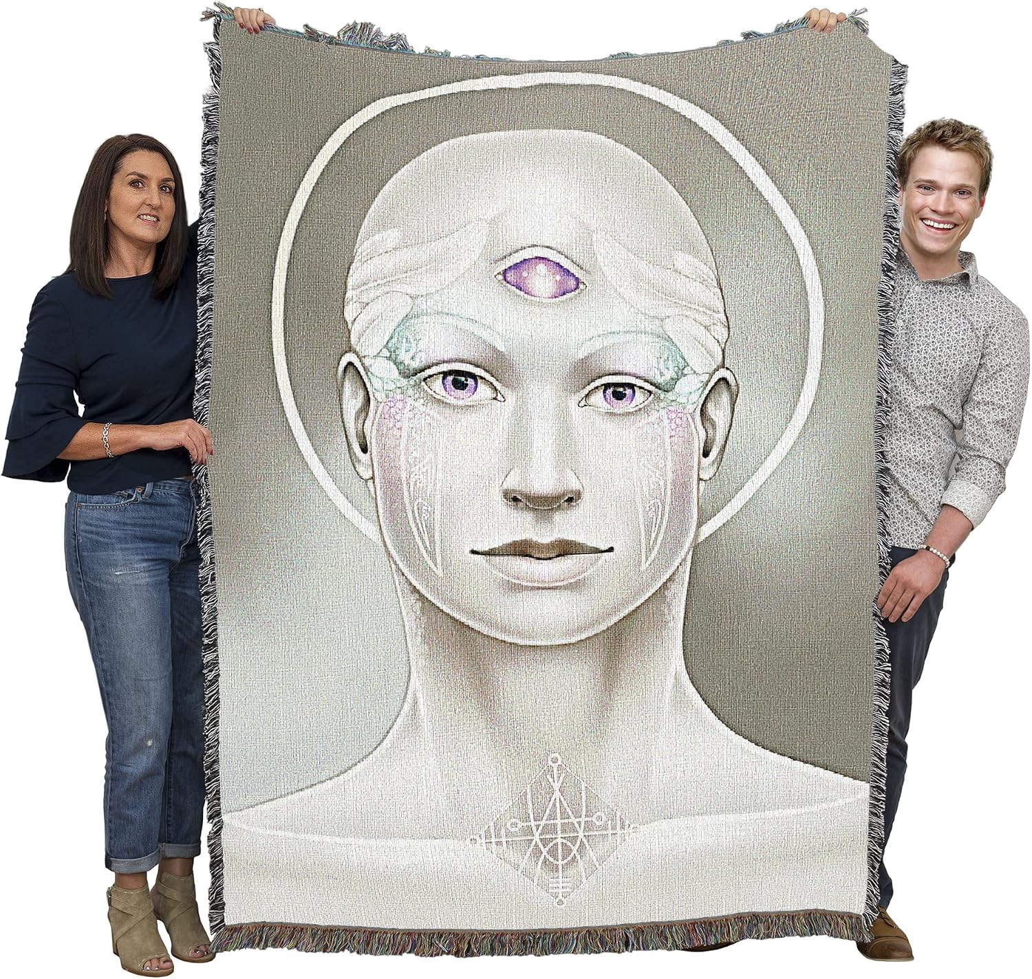 Pure Country Weavers A Need to Be Neutral Blanket by Ravynne Phelan - Fantasy Tarot Cards Gift Tapestry Throw Woven from Cotton - Made in the USA (72x54)