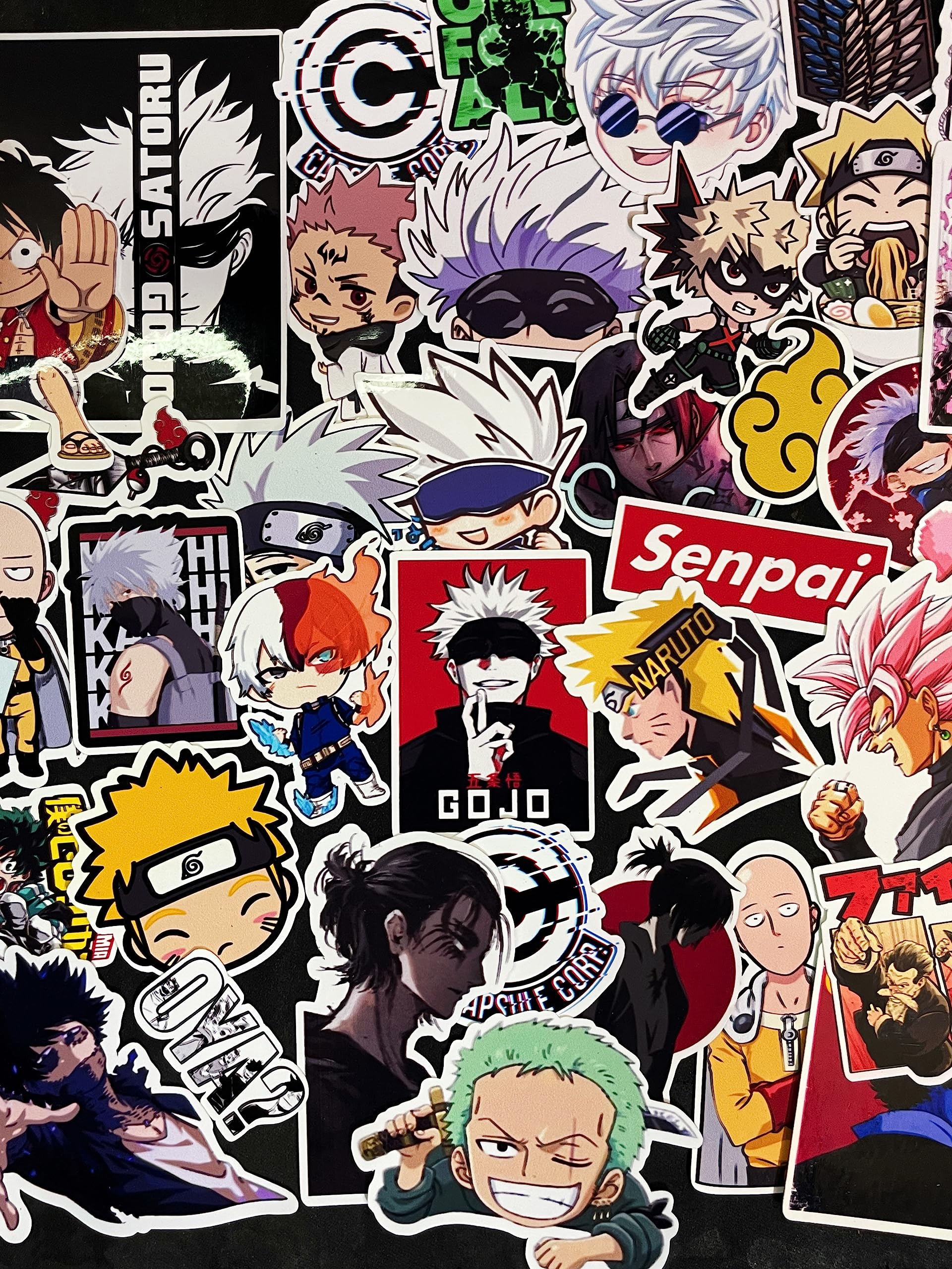 Sticker Fever 3M Vinyl 35 Amine Laptop Stickers for Anime Lovers/Naruto/Saitama/Gojo/Goku (B0CBNHZ35V) Amazon Price History, Amazon Price Tracker