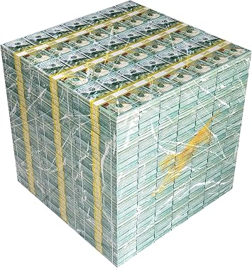 CASANARCO Money Table Cube Side End Coffee for Home, Office, Lounge and Bar