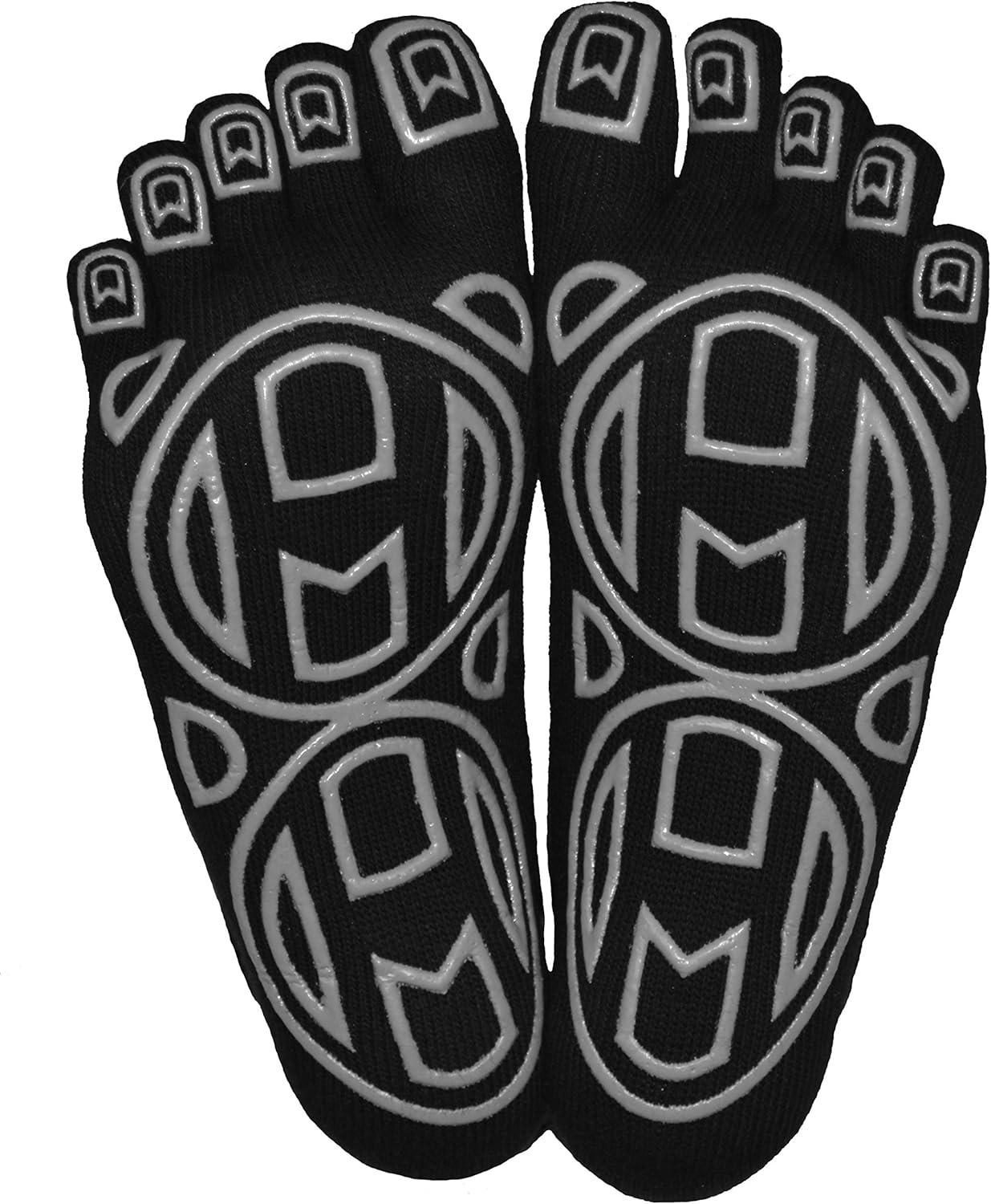 Mato & Hash 5-Toe Exercise Barefoot Feel Yoga Socks With Full Grip - Image 2