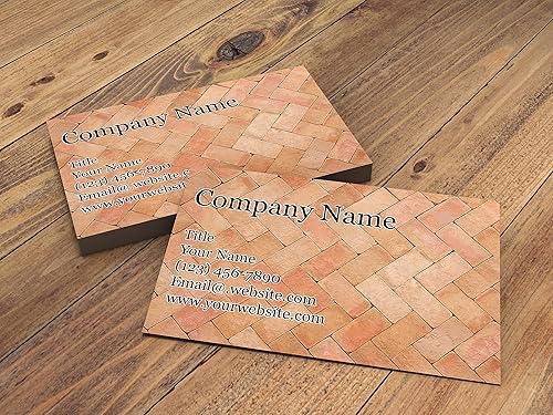 Vista 115 de Tarjetas de visita personalizadas, 3.5 x 2 pulgadas, paquete de 100 tarjetas gruesas y resistentes de 14 puntos, cuidado del césped, remoción