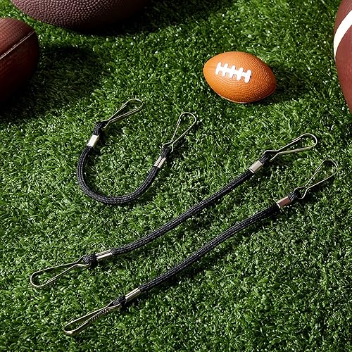 Miniatura 7 de Cordón de silbato de doble clip, ligero y resistente, de nailon, con clip de metal, para entrenador, lucha libre, árbitro, escuela, fútbol,