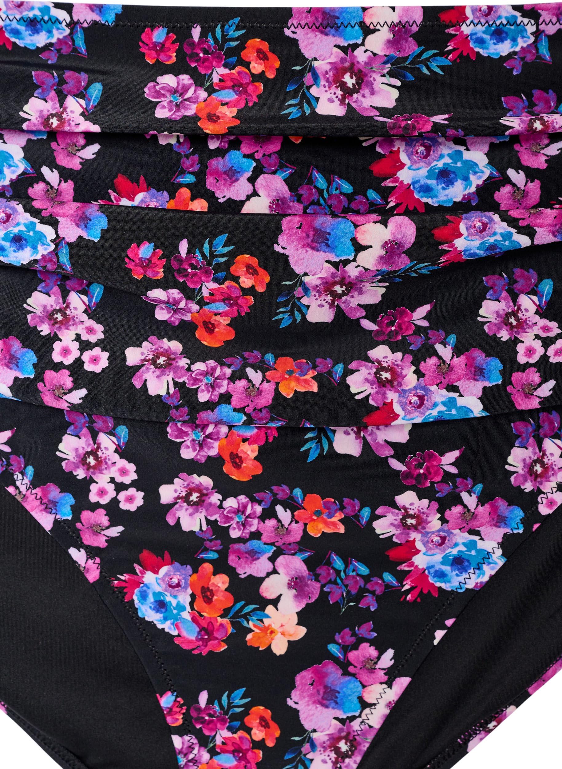 Zizzi Swim by Damen Große Größen Bikinihosen Hohe Taille Größe 42-60