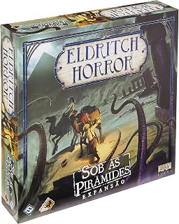 Galápagos, Eldritch Horror: Sob as Pirâmides (Expansão), Jogo de Tabuleiro Cooperativo, 1-8 jogadores, 120min