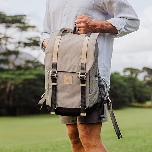 Miniatura 3 de PICNIC TIME - Mochila de picnic PT-Frontier - Enfriador de mochila con juego de picnic - Kit de picnic mochila enfriadora (gris jaspeado)