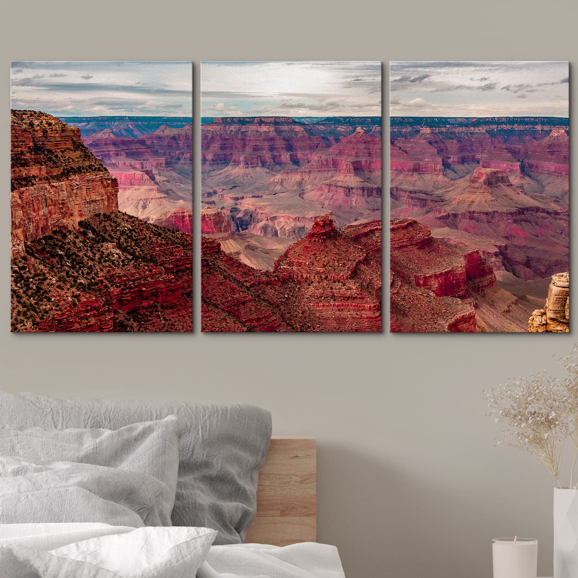 風景画3 3 Panel Canvas Wall Art - Chinese I - Canvas Art
