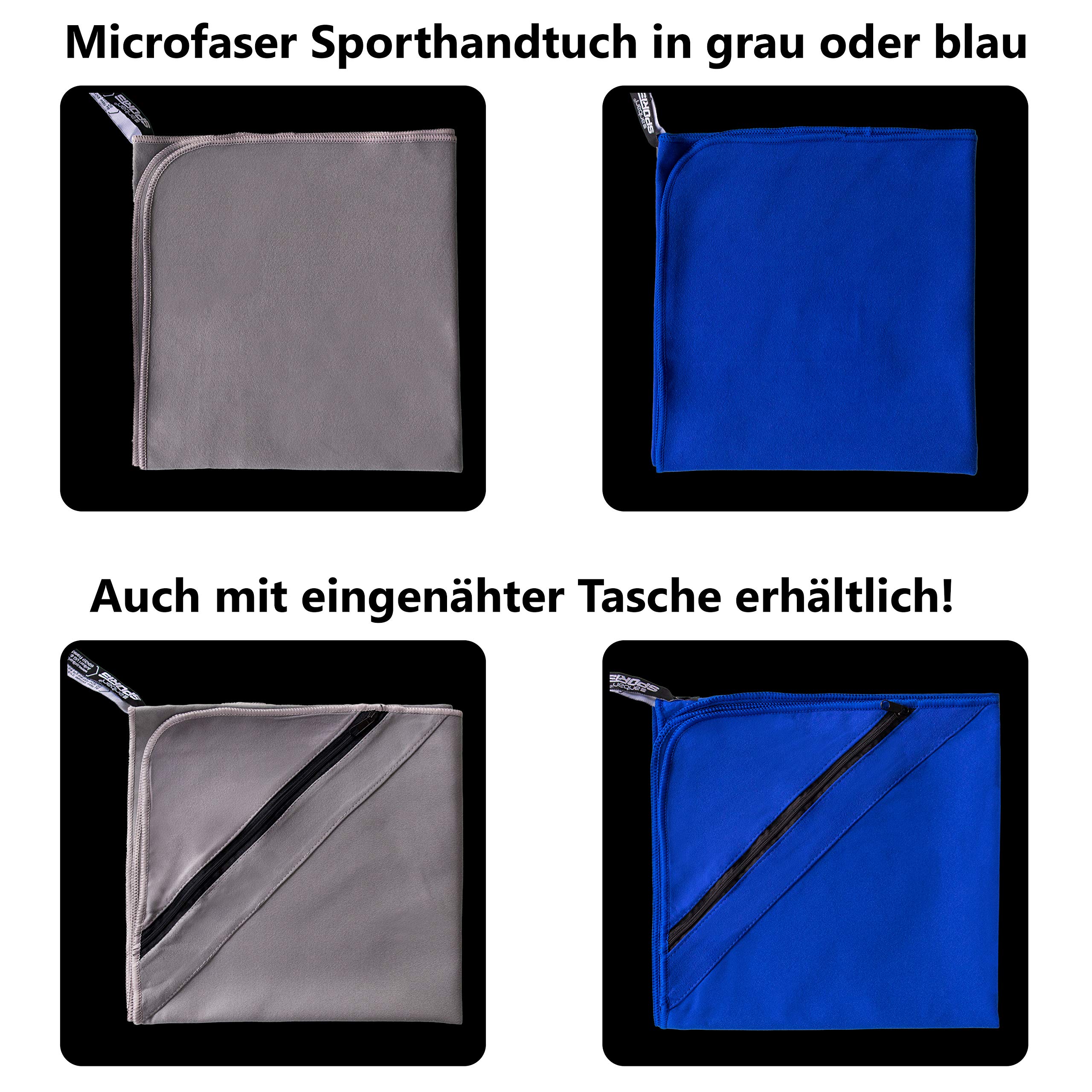 Aribari Sport Towel, microfibre towel, compact, ultra light and fast drying, ideal for fitness and travelling - Image 4