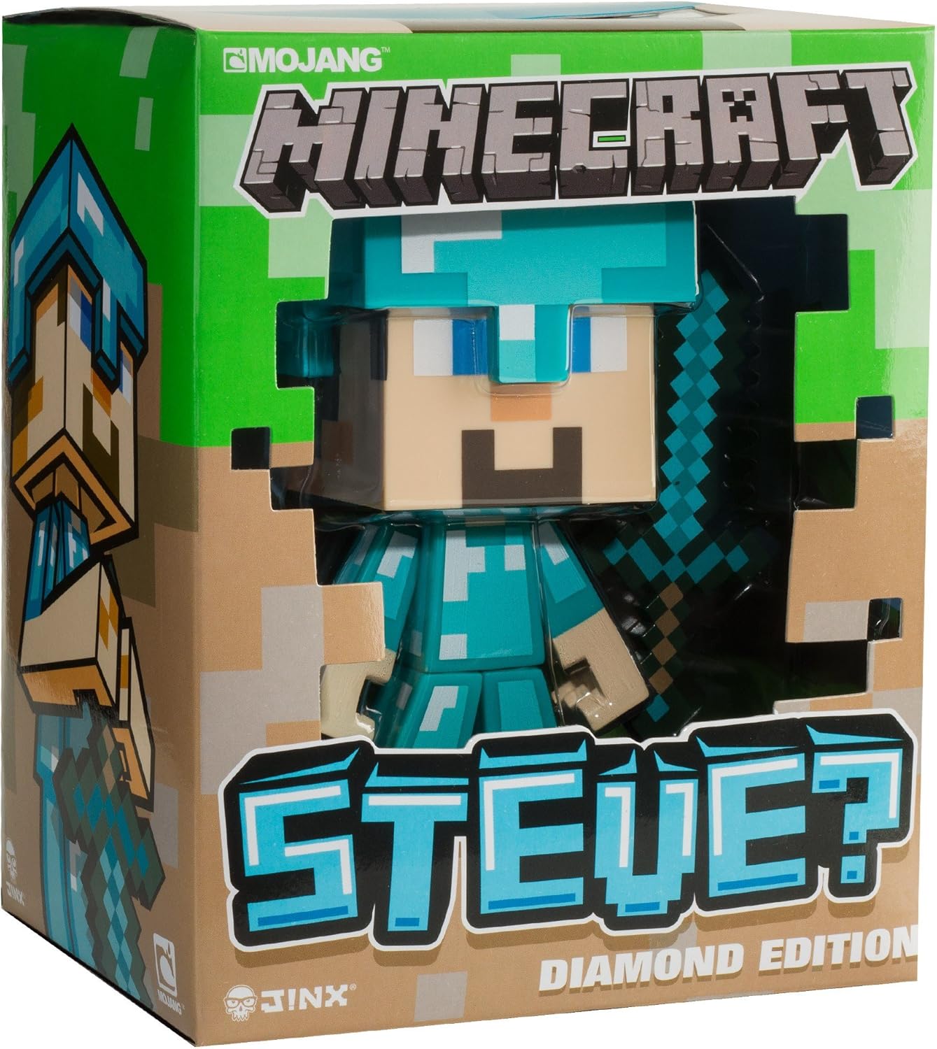 Minecraft Diamond Steve Vinyl