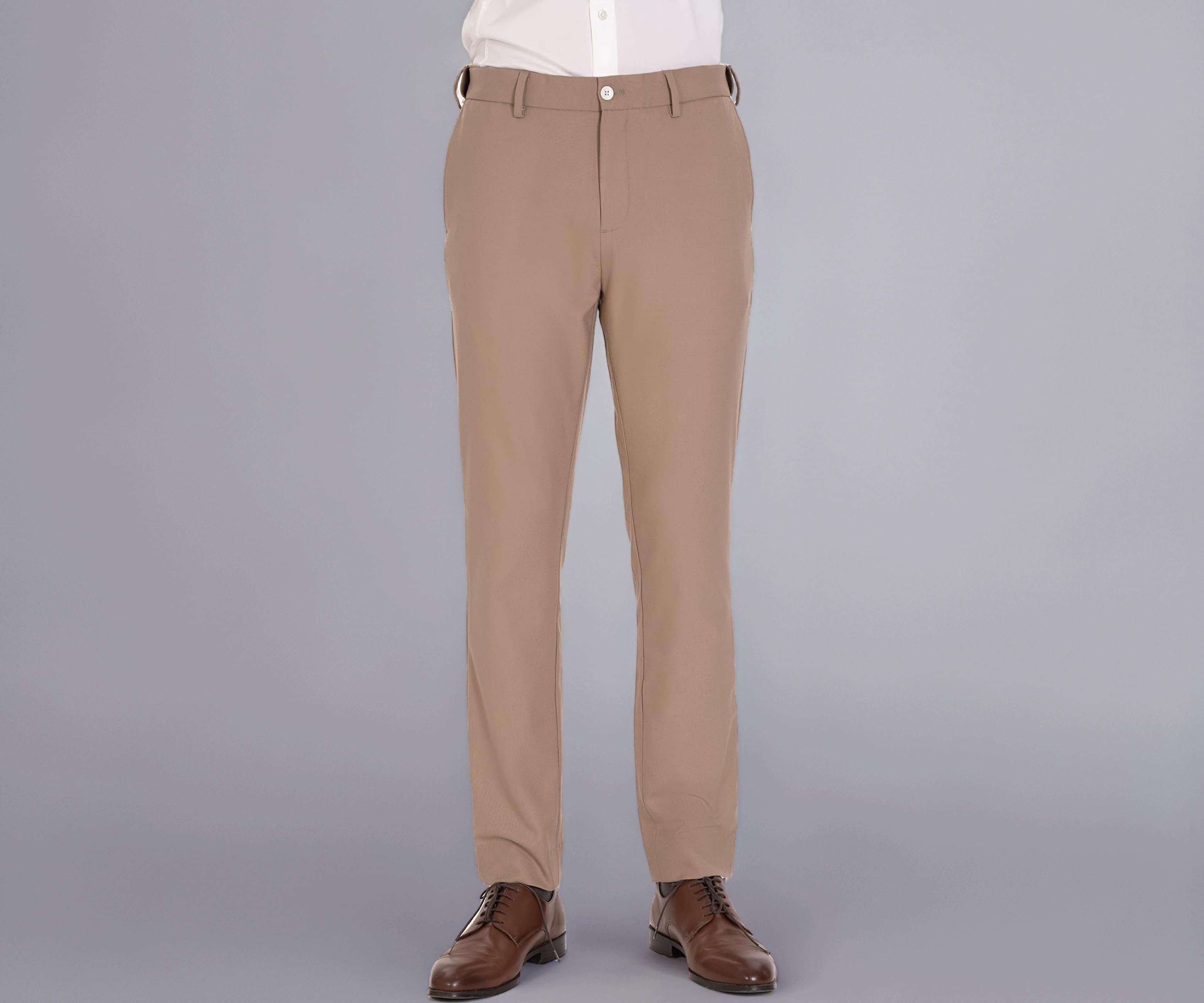 Luxury PV Lycra Stretchable Formal Checks Pants for Men | Stylish Slim Fit Men's Wear Trousers for Office or Party