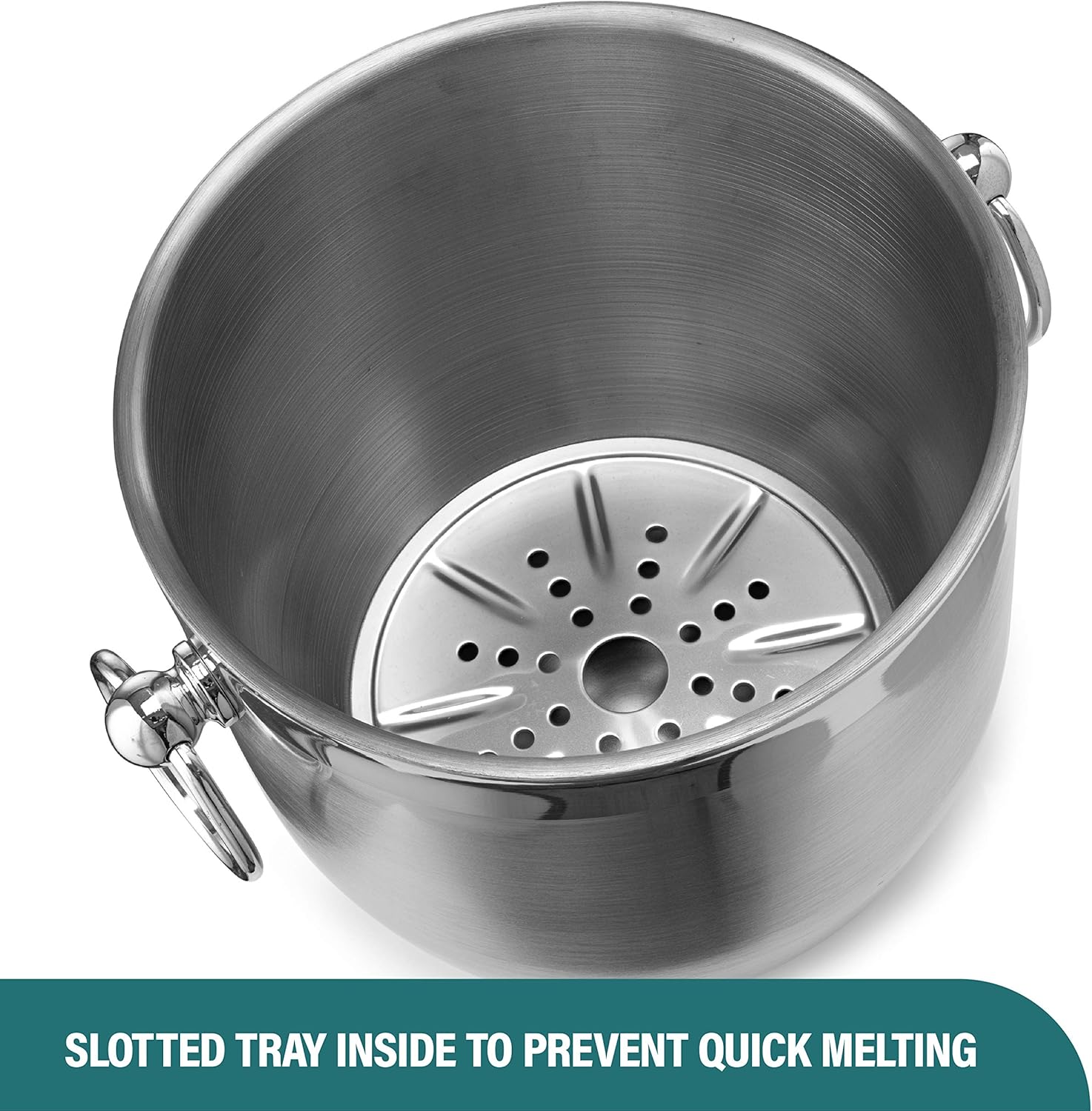 60% Off Discount Bellemain 3 Liter Insulated Stainless Steel Ice Bucket with Bonus Ice Tongs