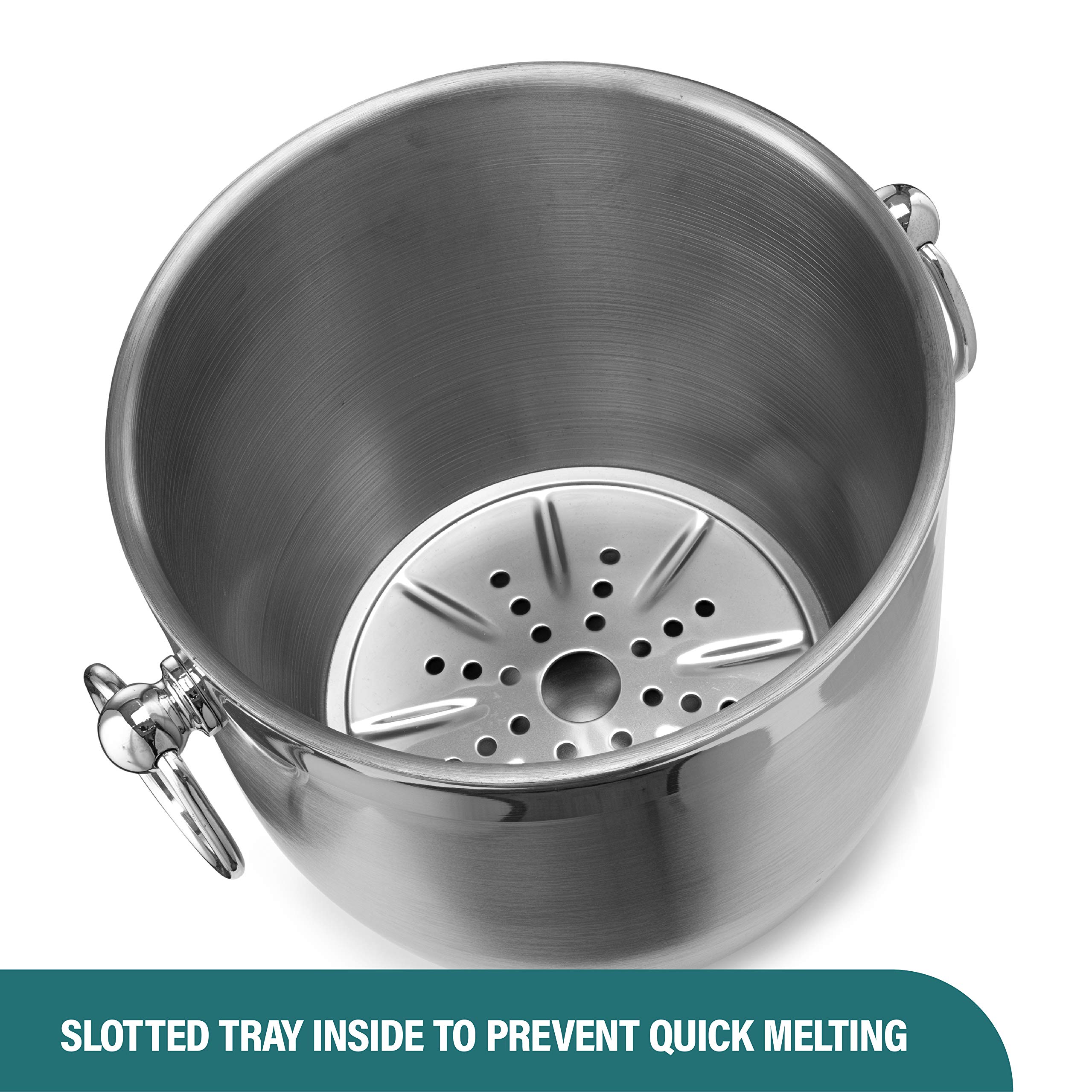 Bellemain Stainless Steel Ice Bucket with Lid Double Wall Insulated