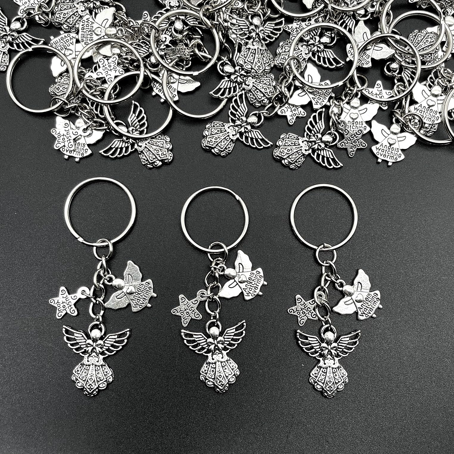 Porte-clés ange 30 pièces, pendentif ange pour mar... - Grandado Porte-clés ange 30 pièces, pendentif ange pour mar... - Grandado