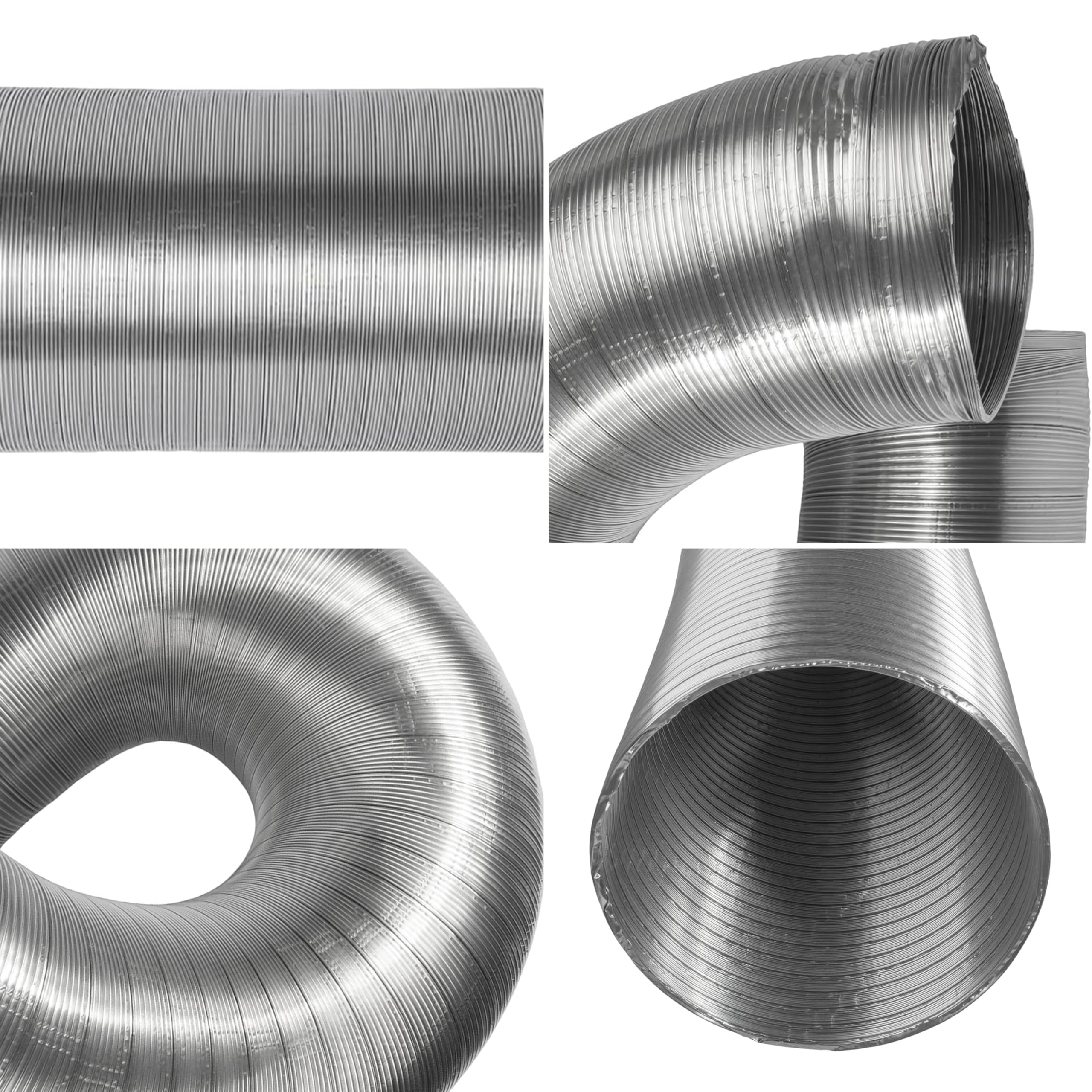 Tubo flessibile in alluminio (tubo di ventilazione) 180 mm 10 m