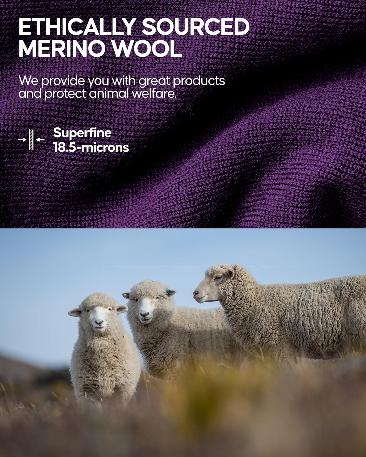 DANISH ENDURANCE Merino Wool Neck Gaiter Face Mask for Men & Women - Image 5