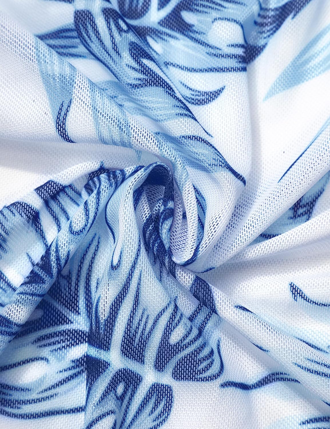 Girls Swimsuits Criss Cross Tropical Print Mesh Dress Bathing Suits with Shorts 2 Piece Tankini for Teens - Image 5