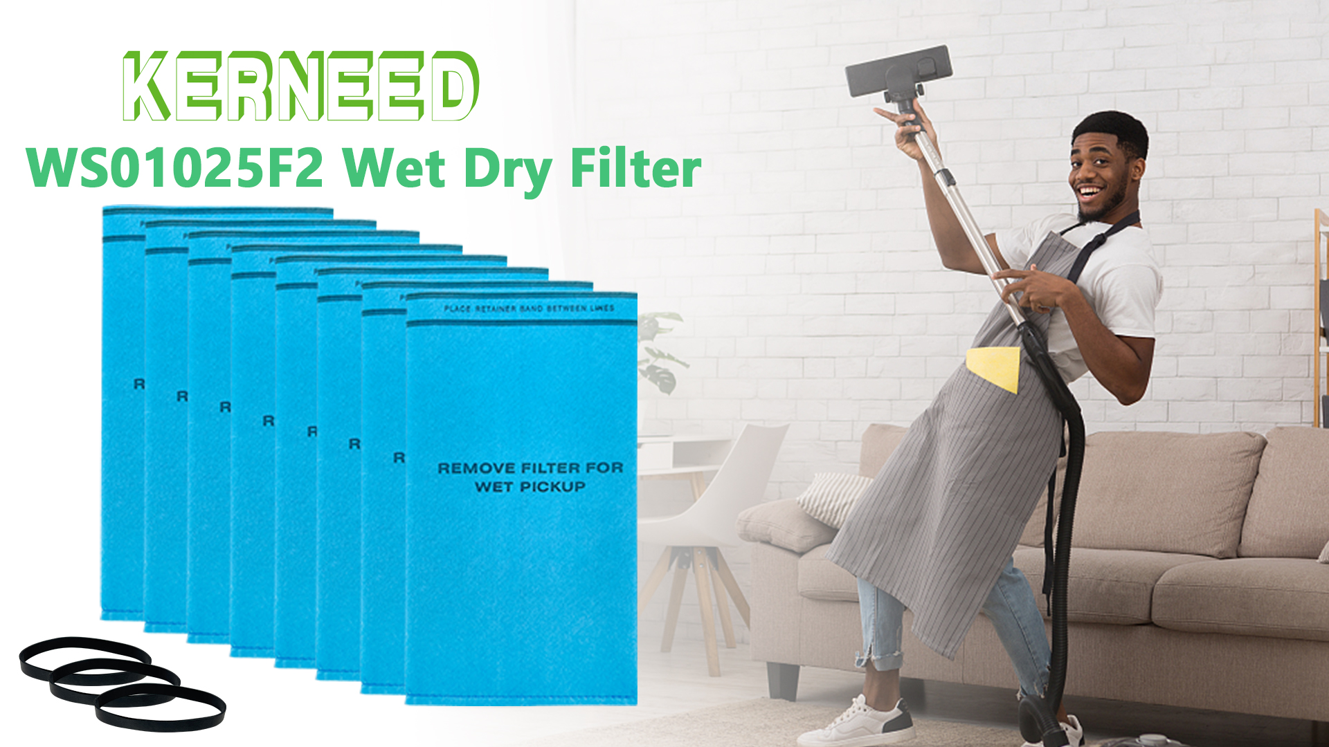 8 Pack Wet Dry Filter Bags Compatible with Work-shop