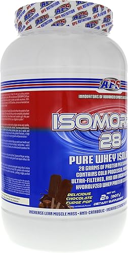 Miniatura 8 de APS Nutrition Isomorph - Suplemento de proteína en polvo  Aislado de proteína de suero  Ultrafiltrado  0.99 oz de proteína  Chocolate Fudge Pop, 2
