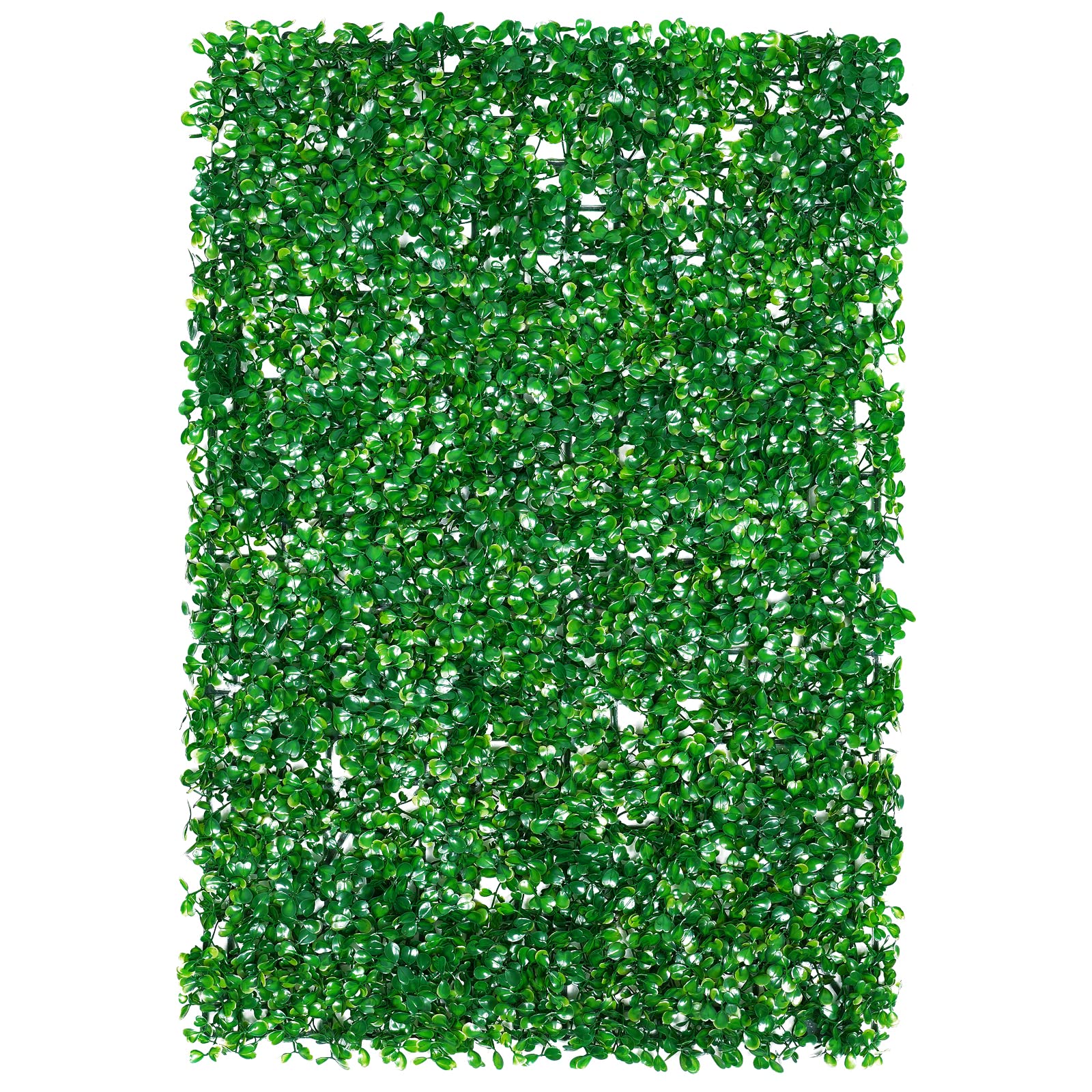 12 Stück Künstliche Pflanzen Wand 40X60cm wasserdicht künstliche Mattenpaneel Pflanzenwand, Sichtschutz Wandbegrünung Dekorative Zäune für Balkon Gartenzaun Dekorative Zäune, Einrastbares Paneel
