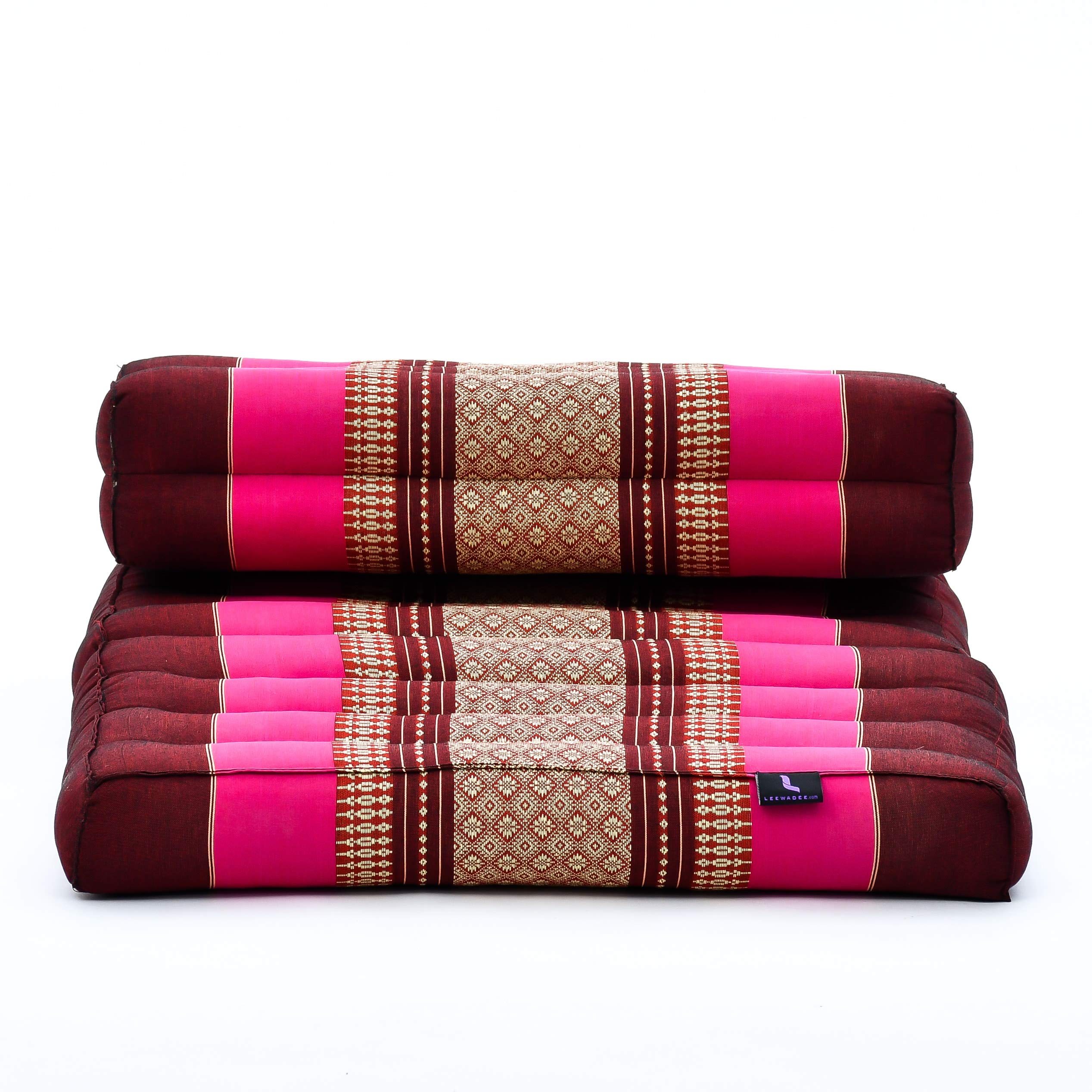 Leewadee Cuscino Meditazione Pieghevole - Kapok Cuscino Pavimento per Meditazione & Relax
