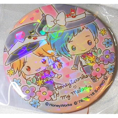 Amazon Honeyworks My Melody Big缶バッジ Lip Lip バッジ おもちゃ