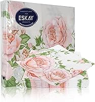 Vista 10 de Servilletas de globo para cócteles, aperitivos, bebidas de bar, cumpleaños y eventos de fiesta, 3 capas gruesas y absorbentes