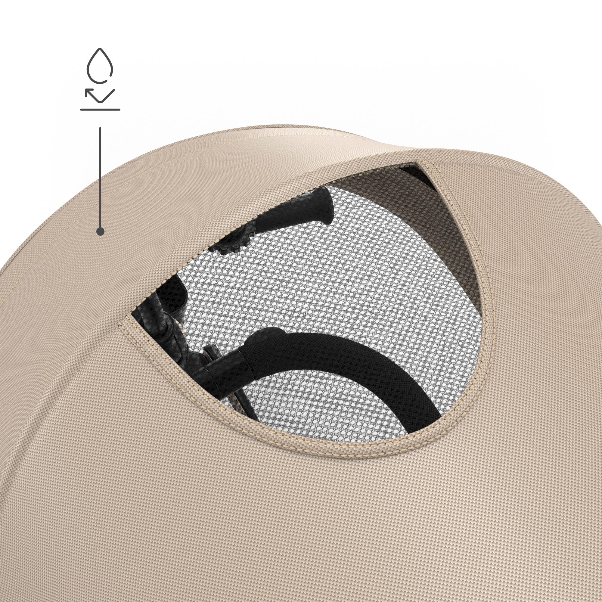 Kinderkraft Aveo 2 PRO Dreirad 6 in 1, Click&Twist Sitz drehbar, Liegefunktion beidseitig, Klappbar, Kompakt, UPF50+ Verdeck, Freilauf, Ab 9 Monaten bis 5 Jahre, Beige