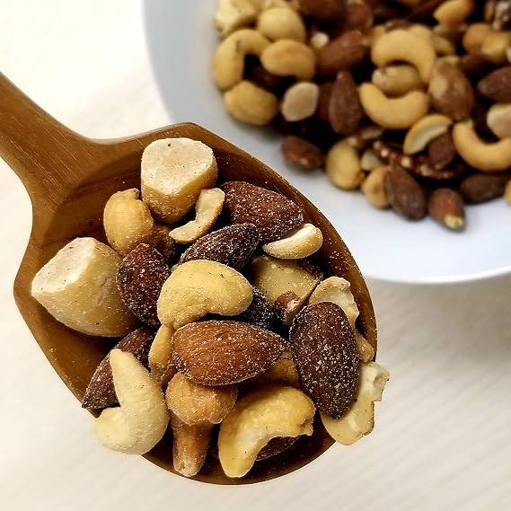 Jaybee's Deluxe Mixed Nuts Roasted Salted 32 oz, Healthy Protein Snack