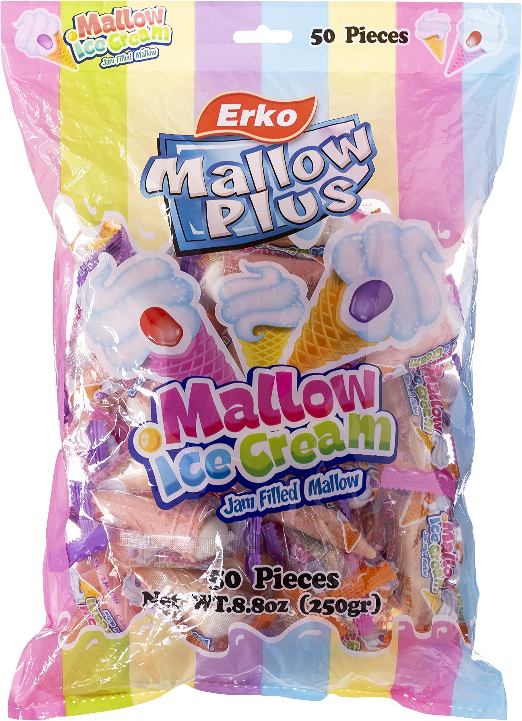 Erko Ice Cream Marshmallow Plus, 250 gm