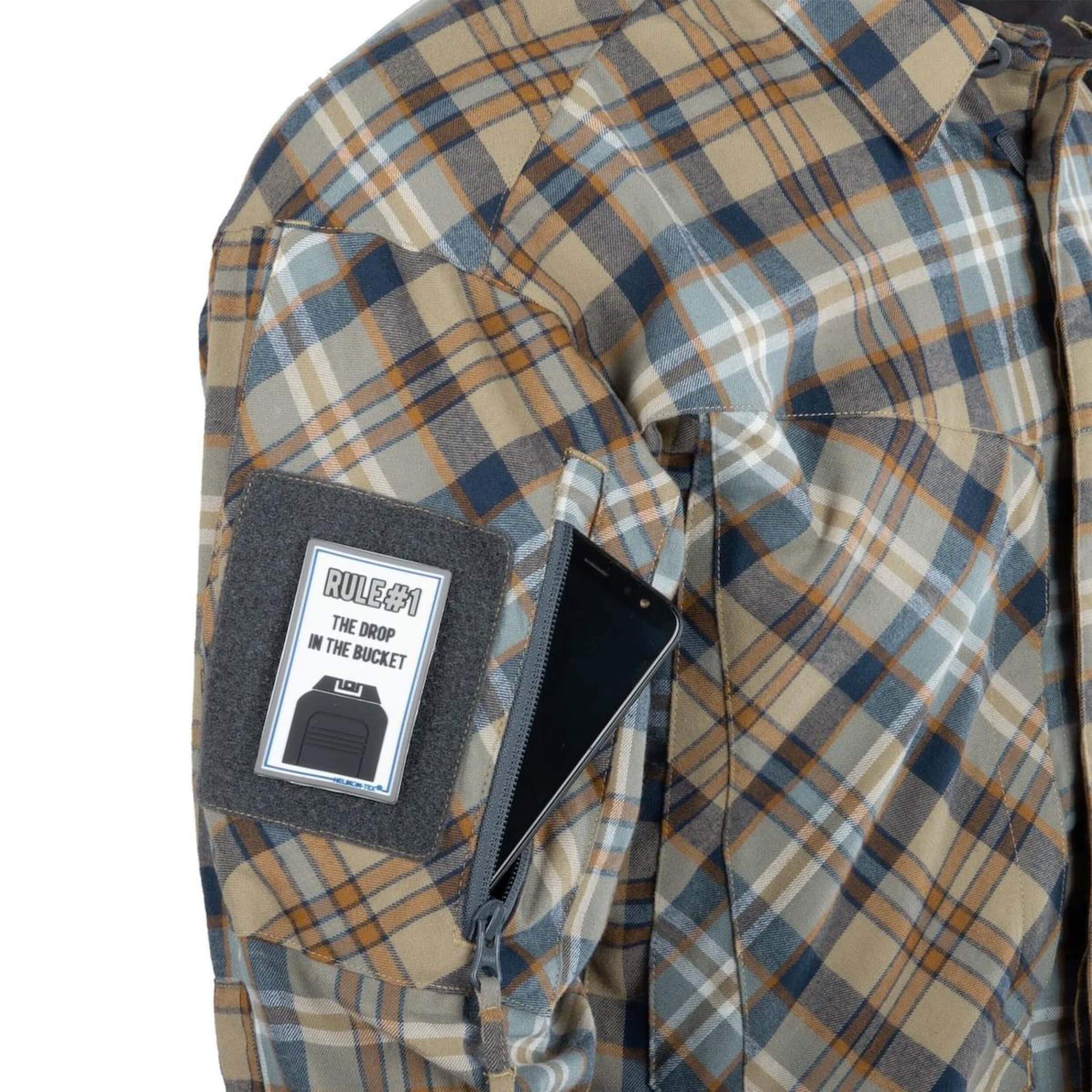 Helikon-Tex Uomo MBDU Flannel Camicia Timber Oliva Plaid